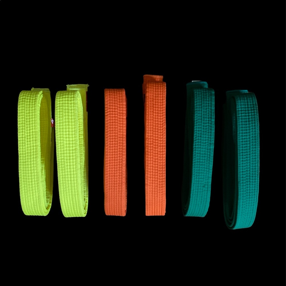 Taekwondo martial arts belts bundle